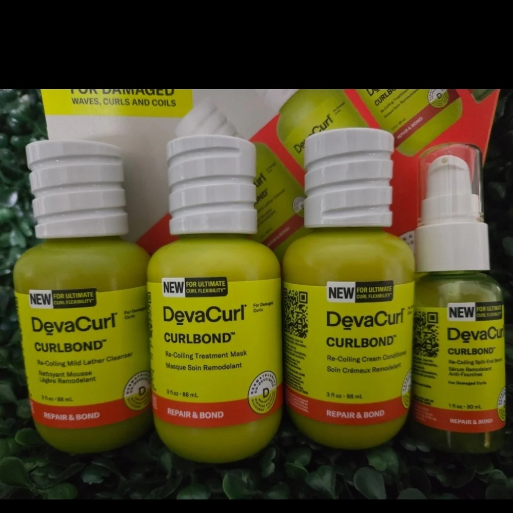 ​ DevaCurl CurlBond Essential Repair Starter Kit ✨ 4-Piece Set